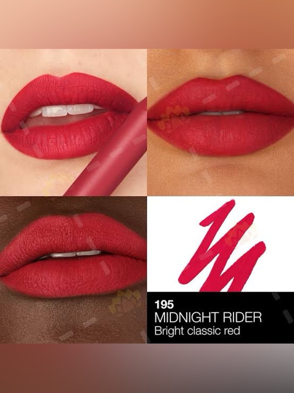 NARS Velvet Matte Lip Pencil — Midnight Rider Red